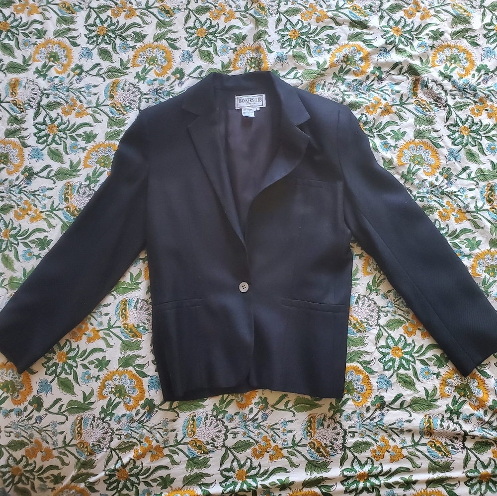 *Vintage* Banker's Club Petites Blazer